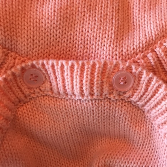 Retro Paradise Pink Knit Heart Overalls, Size Small - Picture 13 of 13